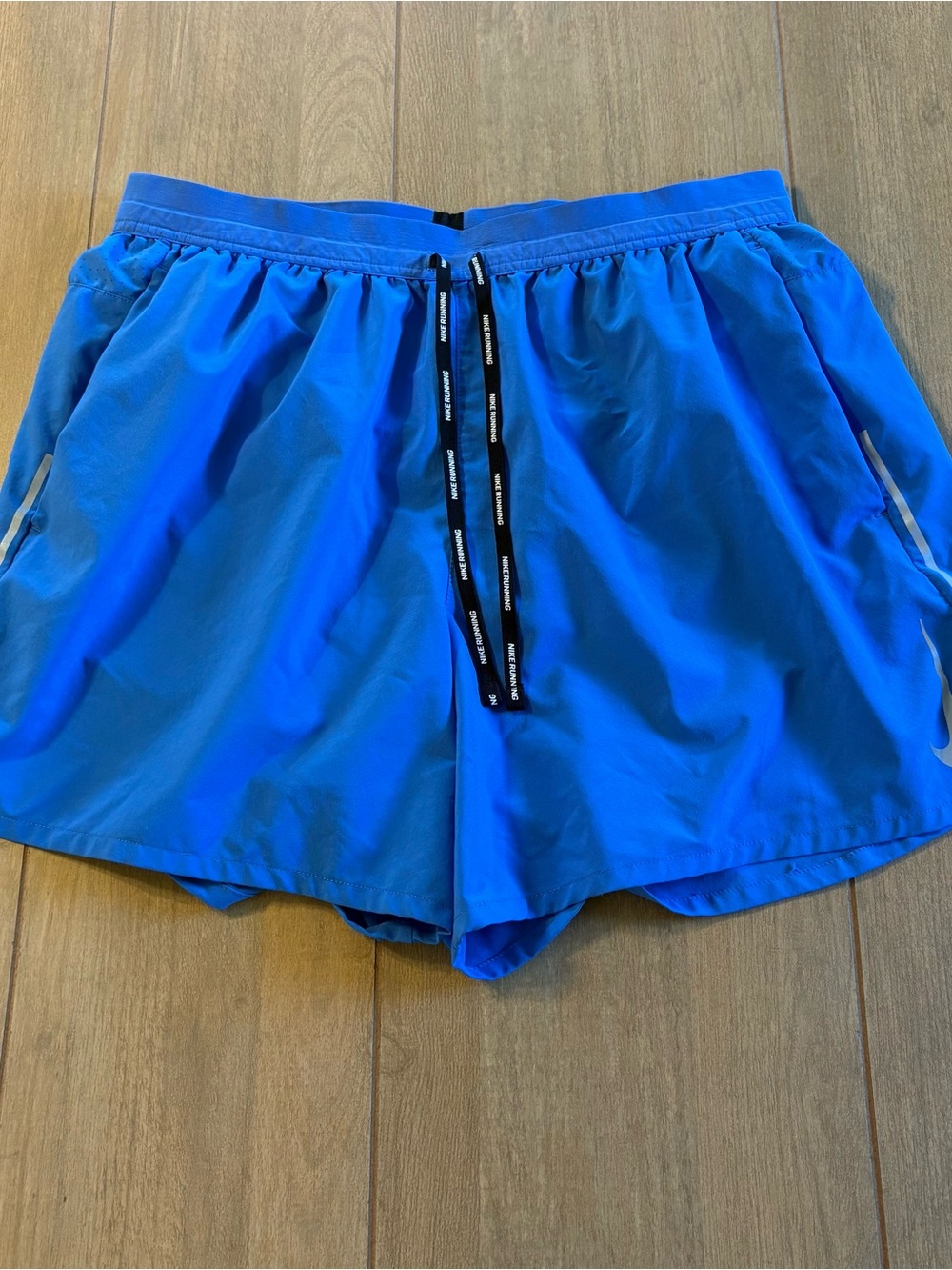 Nike Dri-FIT Challenger Running Shorts XL Blue Athletic Running Training Gym - Picture 8 of 16